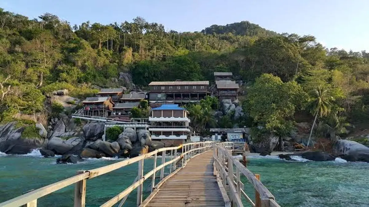 Suasana Pulau Pemanggil di Mersing, Johor, Malaysia. Di pulau ini terdapat Kampung Pontianak, yang berbagi nama dengan ibu kota Kalimantan Barat. (Visit Mersing)