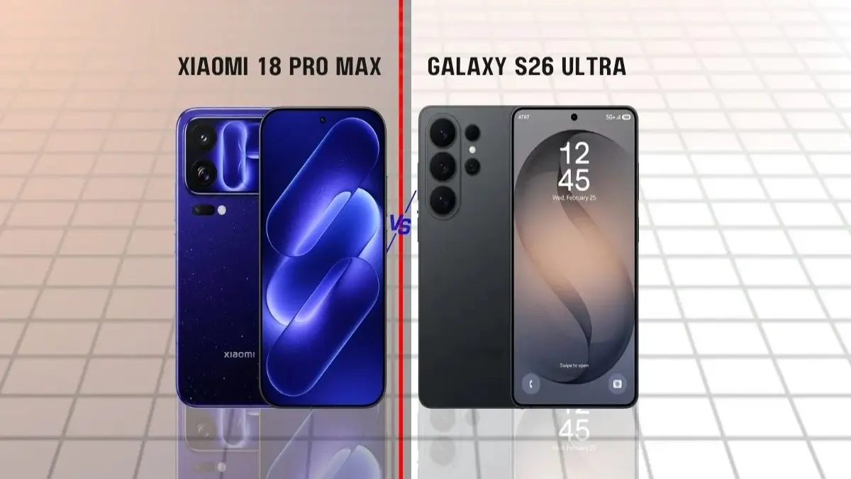Xiaomi 18 Pro Max vs Galaxy S26 Ultra. (GIZMOCHINA)