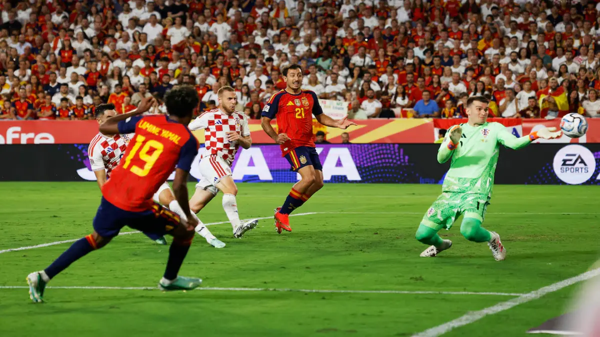 Photo: Pontianak Post Spain defeat Czech Republic 3-1 in UEFA Nations League match