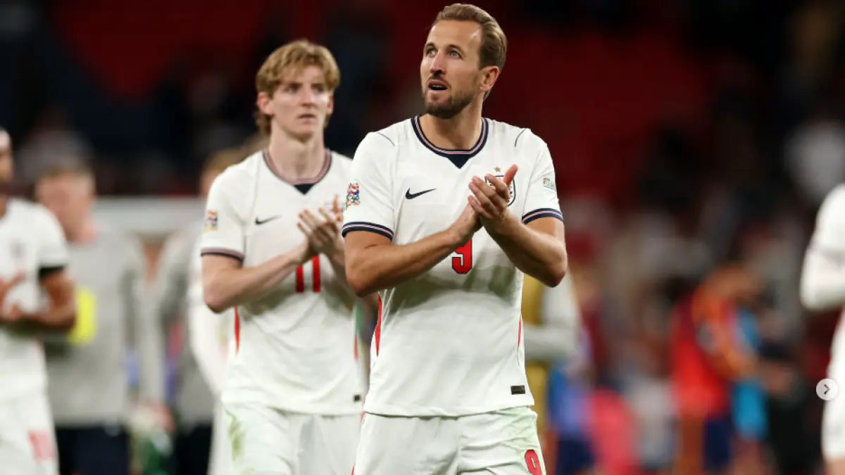 Harry Kane menjadi tumpuan lini serang Inggris saat menghadapi Kroasia dalam laga UEFA Nations League yang digelar tanpa penonton. (IG@harrykane)