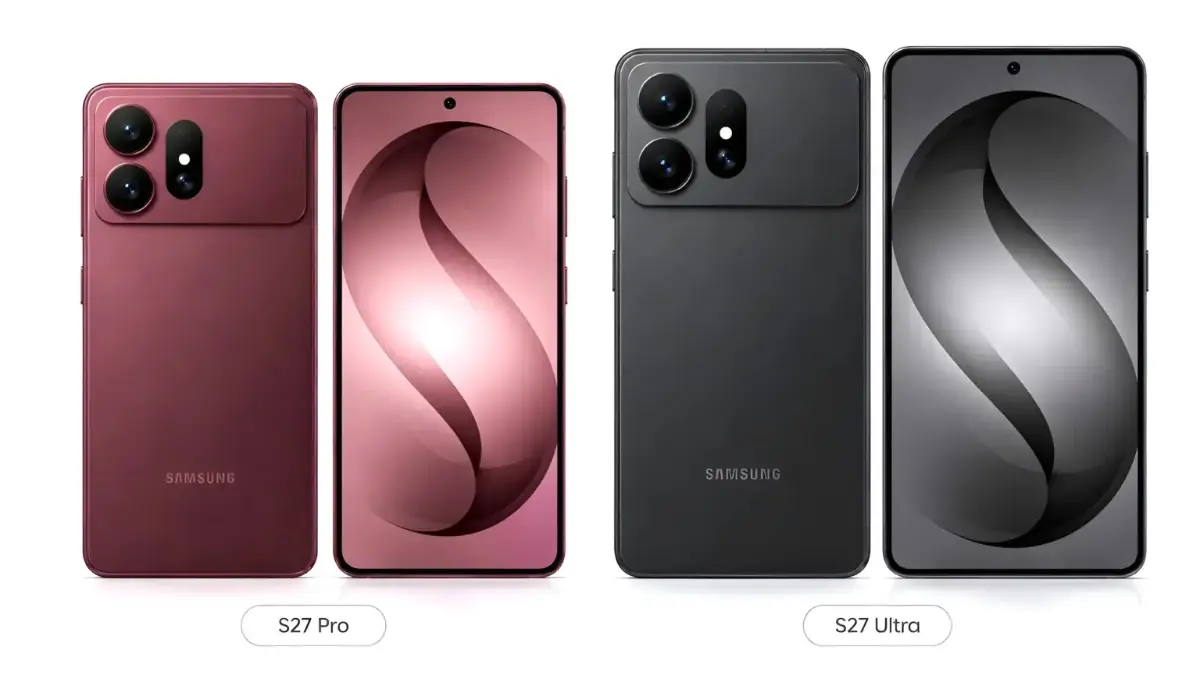 Galaxy S27 Ultra dan S27 Pro. (GIZMOCHINA)