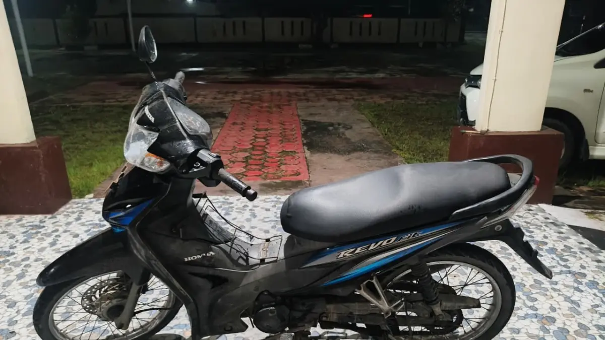 Sepeda motor yang menjadi barang bukti kasus curanmor. (ISTIMEWA)