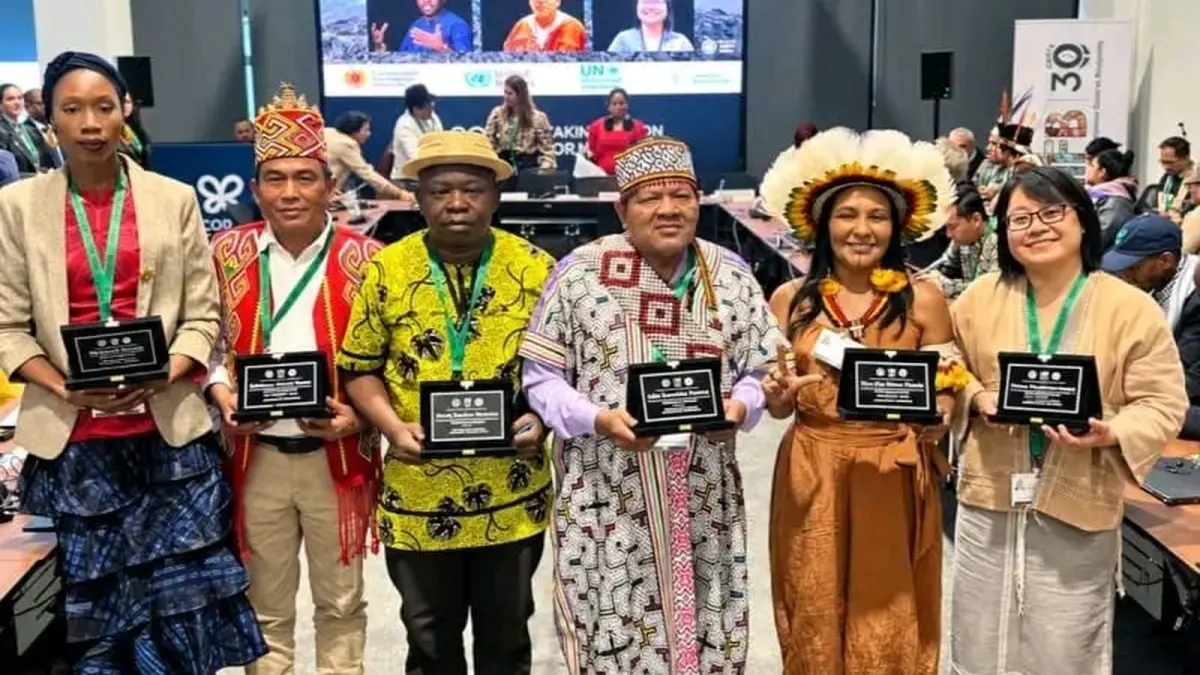 Enam Tokoh Adat Dunia Diapresiasi PBB untuk Lindungi Hutan Primer, Satu di Antaranya dari Kalbar