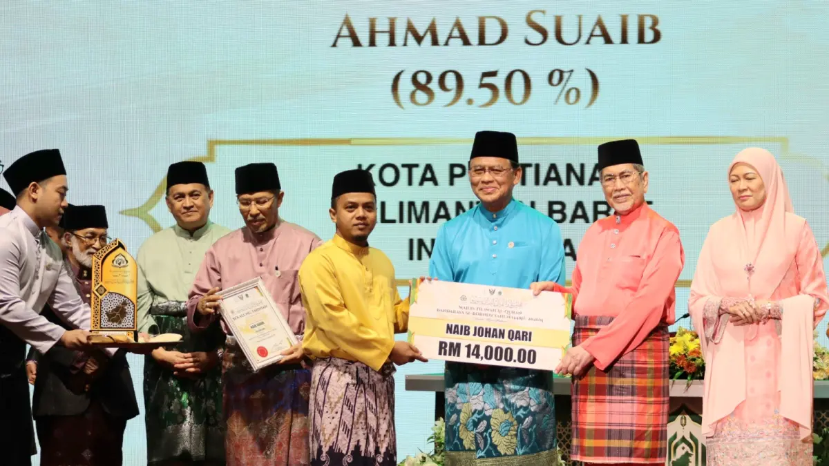 Suaib dan Munzalina Raih Naib Johan MTQ Antarbangsa Se-Borneo