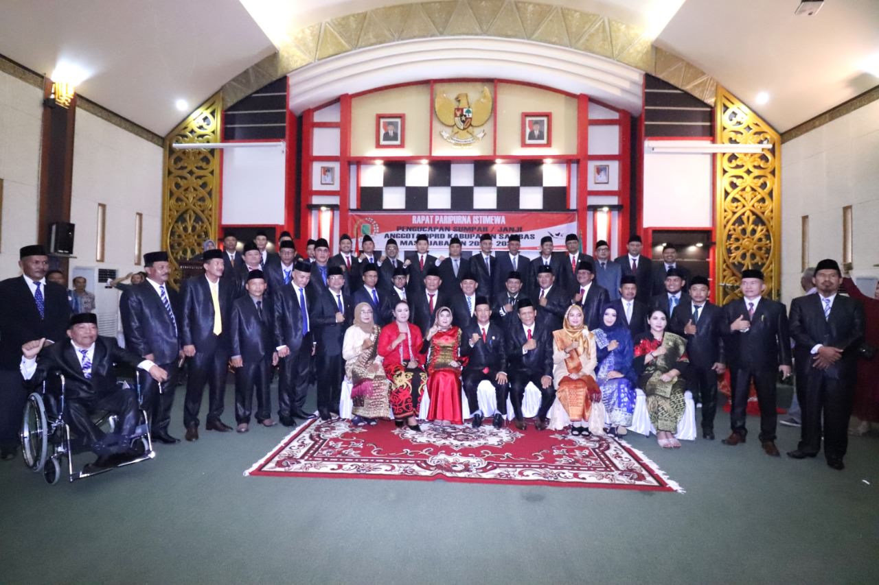 Anggota DPRD Kabupaten Sambas masa jabatan 2019-2024.