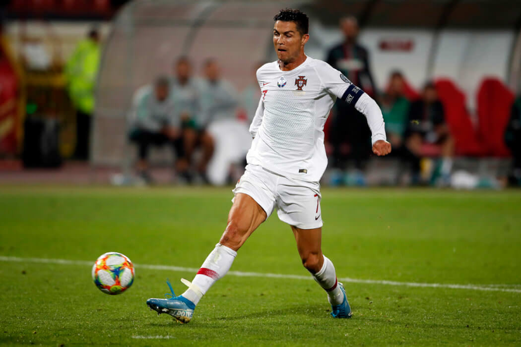 Cristiano Ronaldo. (Photo by PEDJA MILOSAVLJEVIC / AFP)
