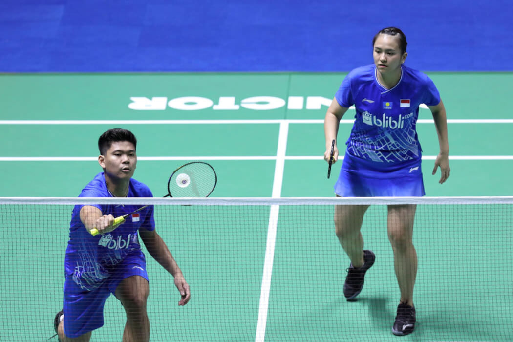 KANDAS : Praveen Jordan/Melati Daeva Oktavianti kandas oleh pasangan India Satwiksairaj Rankireddy/Ashwini Ponnappa di China Open 2019.PBSI FOR JAWA POS