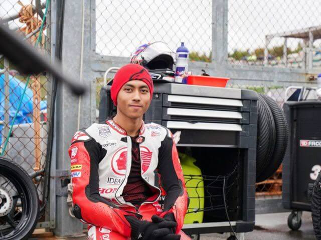 Pembalap Indonesia Afridza Syach Munandar meninggal dunia pada ajang Idemitsu Asia Talent Cup di Sirkuit Sepang, sore ini (2/11). (MotoGP)