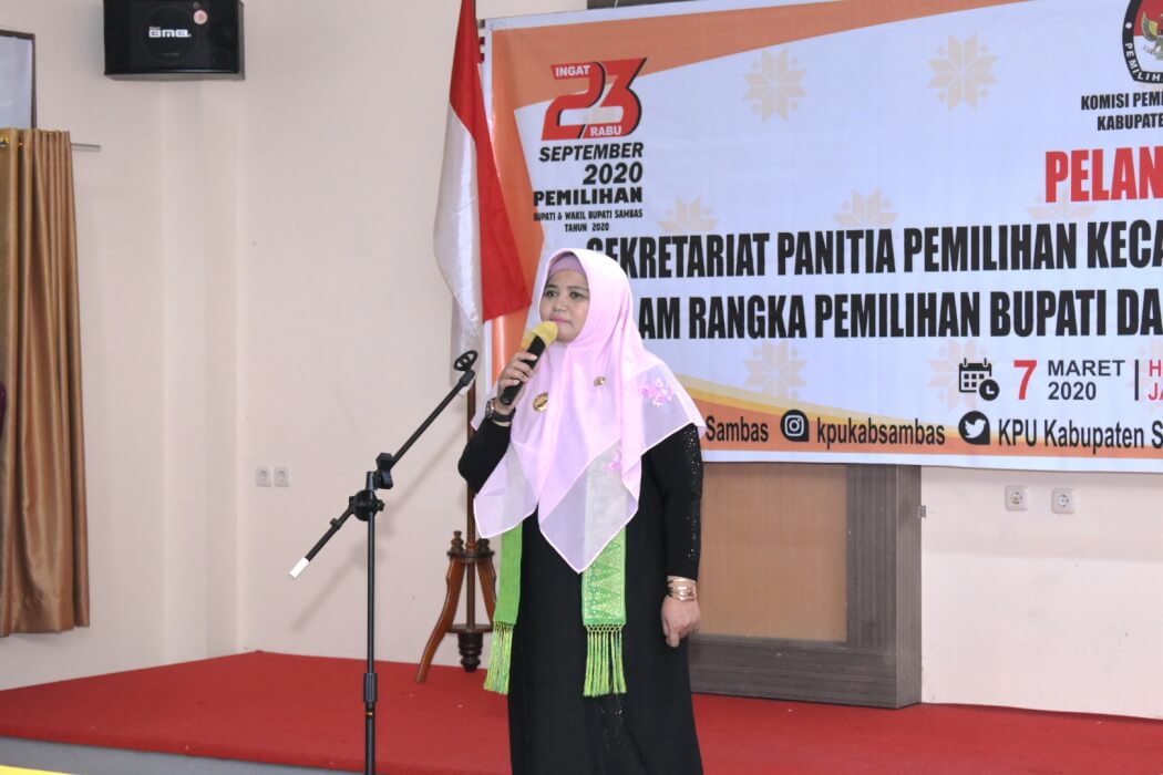 Wabup Sambas hadiri pelantikan PPK Se Kabupaten Sambas. Istimewa