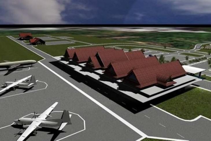 SEGERA DIBANGUN:  Maket Bandara Singkawang. Pemerintah akan mulai pembangunan pembangunan bandara pada tahun 2021. ANTARA