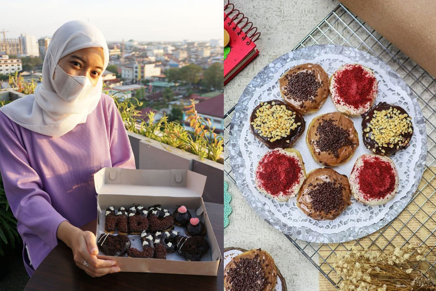 DONAT PREMIUM: Berbagai rasa dan varian dihadirkan oleh Donduts.  Istimewa