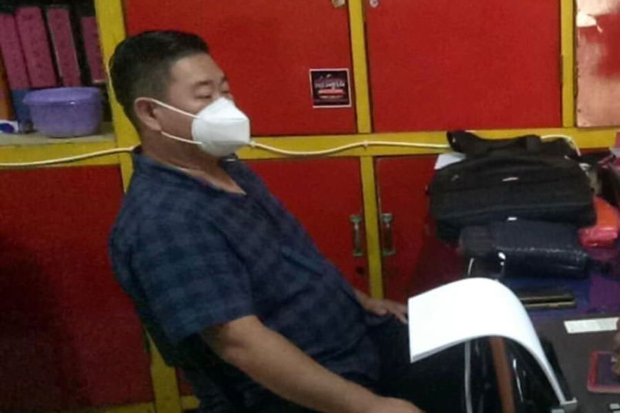 DIPERIKSA : Direktur PT. SBI, Edy Gunawan, diperiksa polisi terkait dugaan penggelapan modal usaha, kemarin (29/9). (IST)
