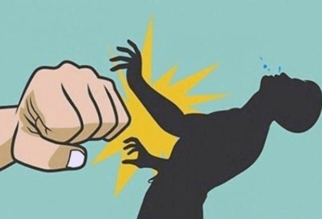 Ilustrasi pemukulan. (Jawa Pos)