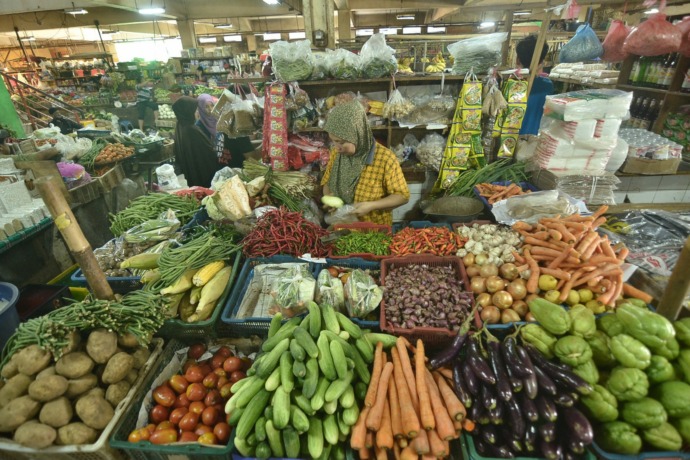 Ilustrasi pasar sayur. (Jawa Pos)