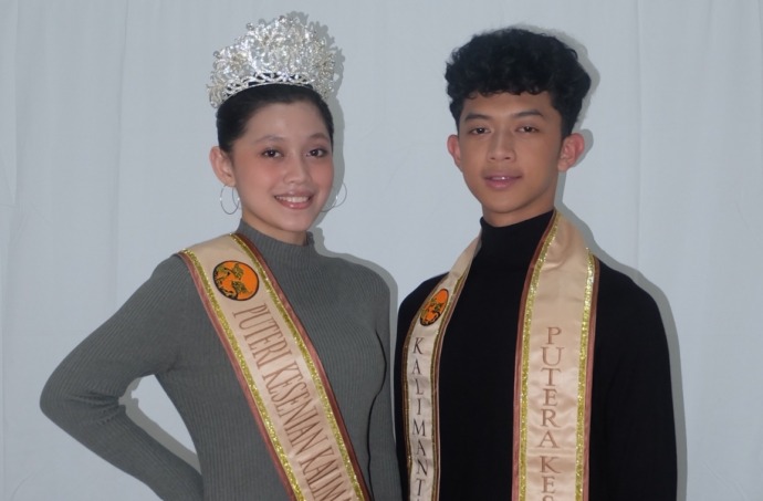 Muhammad Hiz Rafly Afiensyah dari SMA Muhammadiyah 1 Pontianak, dan Bella Albian dari SMP Islam Al Azhar.