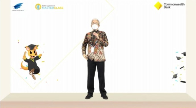 Acara Graduation BEM 2022, Bank Commonwealth dan AJI Indoneisa yang dilaksanakan secara daring pada 13 Juni 2022. (IST)