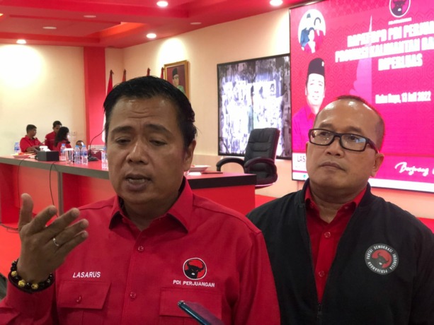 Lasarus, Ketua DPD PDI Perjuangan Kalimantan Barat. (IST)