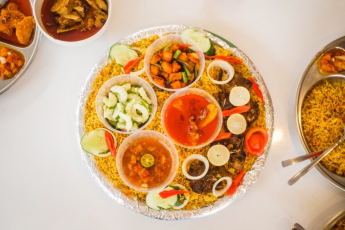 Nasi Briyani Tampa. (Fiqrie Yudhistira/Pontianak Post)