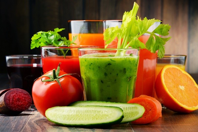 jus buah dan sayur. (Bigstock)