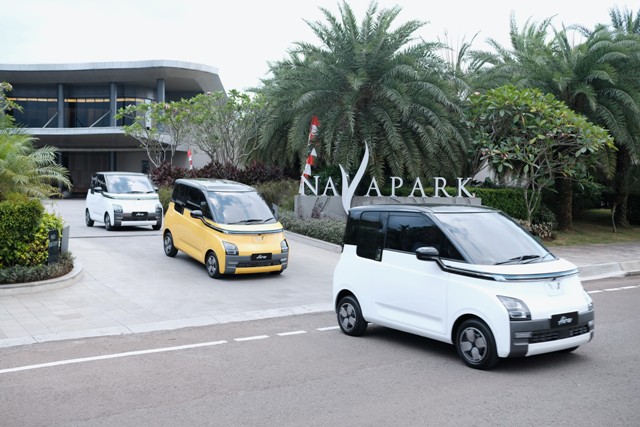 First Driving experience Wuling Air ev digelar di kawasan Nava Park BSD Tangerang