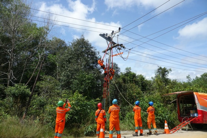 Tim PDKB PLN UP3 Singkawang berkolaborasi dengan PLN UP3 Sanggau melaksanakan kegiatan
