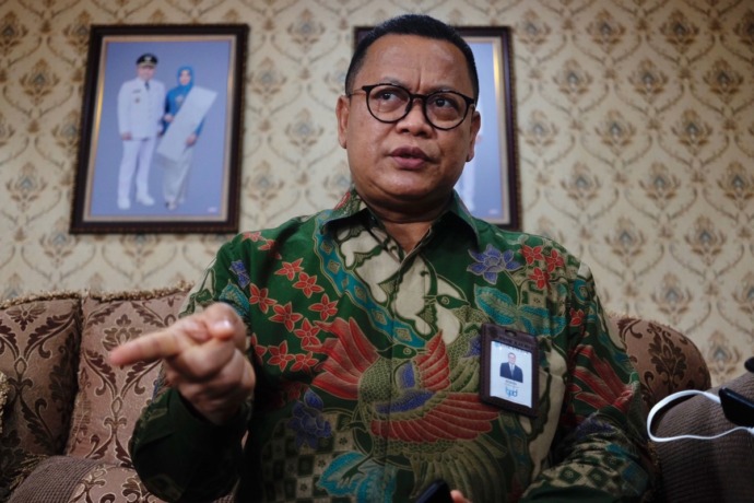 Direktur Utama Bank Kalbar, Rokidi. foto Shando Safela