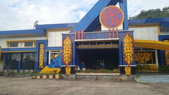 Terminal barang internasional di PLBN Entikong, Kabupaten Sanggau. (IST)