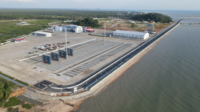 BEROPERASI: PT Pelindo Regional 2 Pontianak mengoperasikan Terminal Kijing yang terletak di Kecamatan Sungai Kunyit, Kabupaten Mempawah.