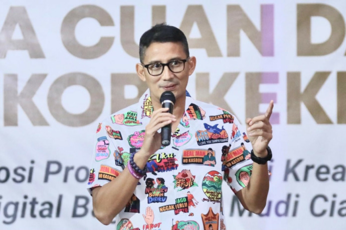Sandiaga Salahuddin Uno, Menteri Pariwisata dan Ekonomi Kreatif (Menparekraf).