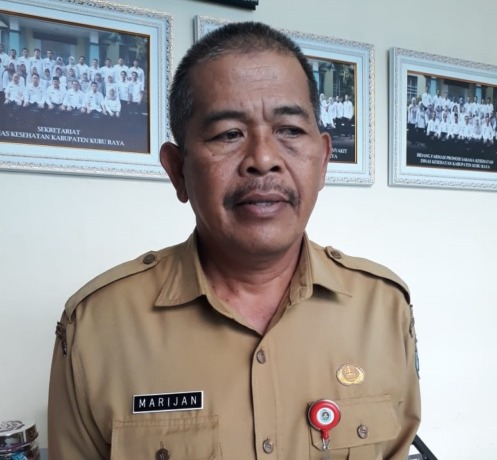 Marijan, Kepala Dinas Kesehatan Kubu Raya.