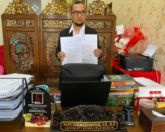 Bayu Sukmadiansyah, Kuasa Hukum Ranoansyah. (IST)