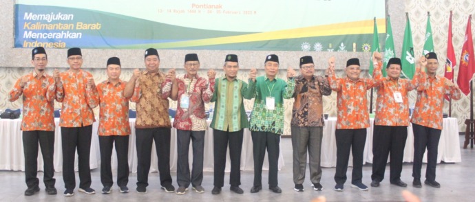 JAJARAN PENGURUS: Pimpinan Wilayah Muhammadiyah Kalbar periode 2022-2027. (Ist)