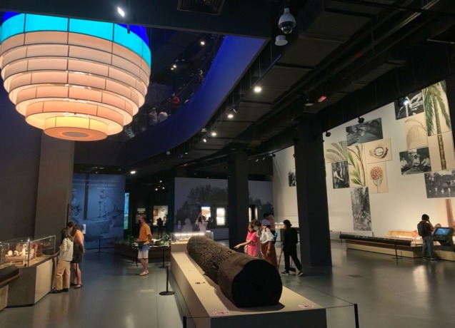 Museum sejarah dengan teknologi modern hanya di Borneo Culture Museum. foto Shando Safela