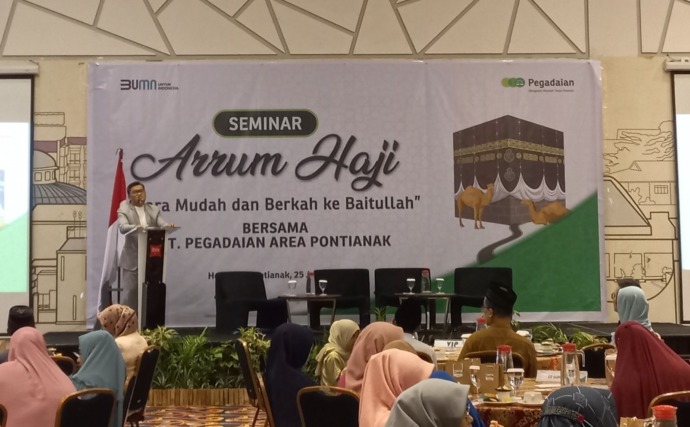 Kegiatan Webinar Arrum Haji di Kota Pontianak beberapa waktu yang lalu. IST