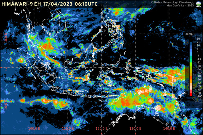 Pantauan Citra Satelit BMKG. (BMKG)