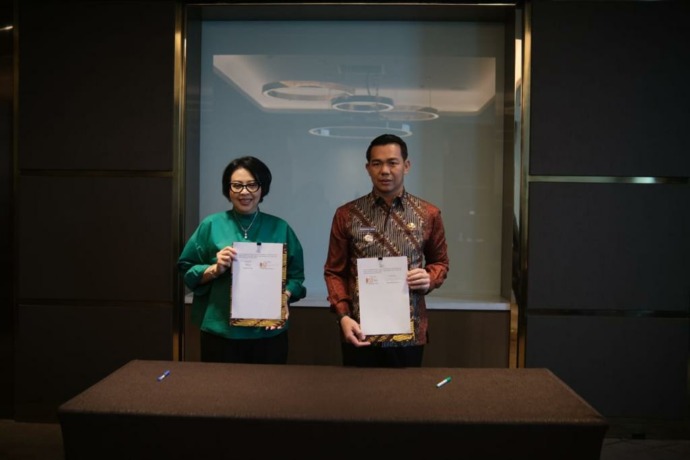 KERJA SAMA: Bupati Kapuas Hulu menghadiri acara penandatanganan MoU dengan Direktorat Jenderal  Pengelolaan Sampah, Limbah dan Bahan Berbahaya dan Beracun (B3) pada KLHK RI. IST