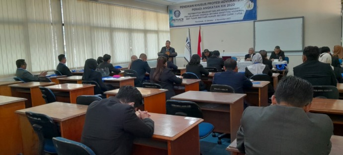 PKPA yang digelar DPC PERADI Pontianak, beberapa waktu lalu. (dok-pontianak post)