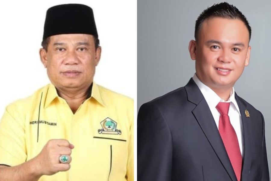 Anggota DPRD Kalbar, Heri Mustamin dan Suyanto Tanjung.