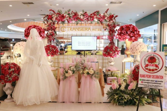 Wedding Expo Transera Hotel Pontianak di Ayani Mega Mall pada tanggal 7 – 13 Juli 2023.