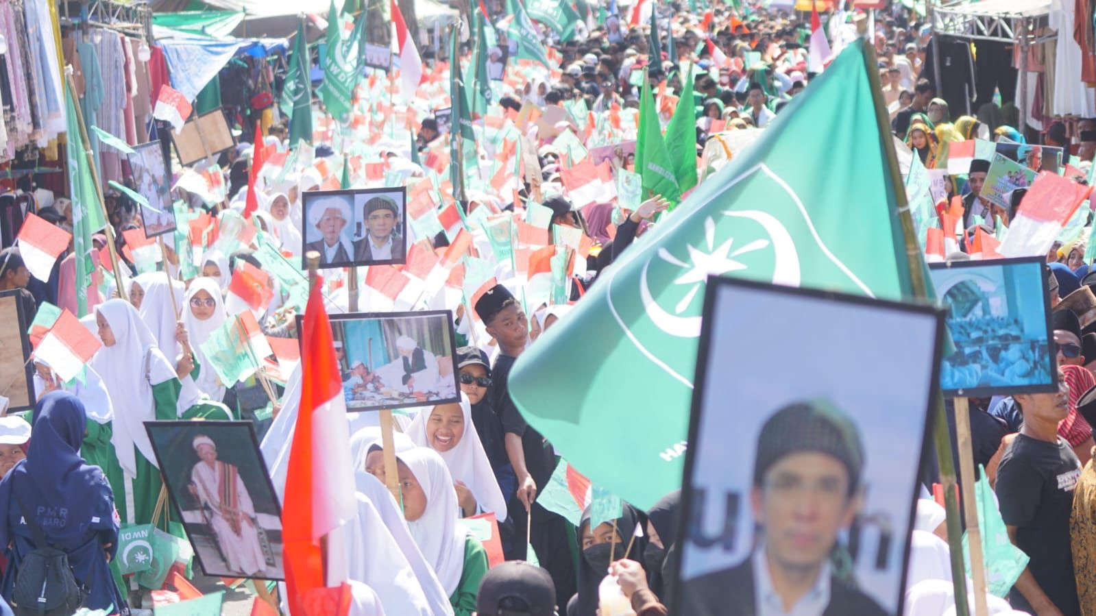 Suasana Hultah NWDI ke 88 di Pancor Lombok Timur.