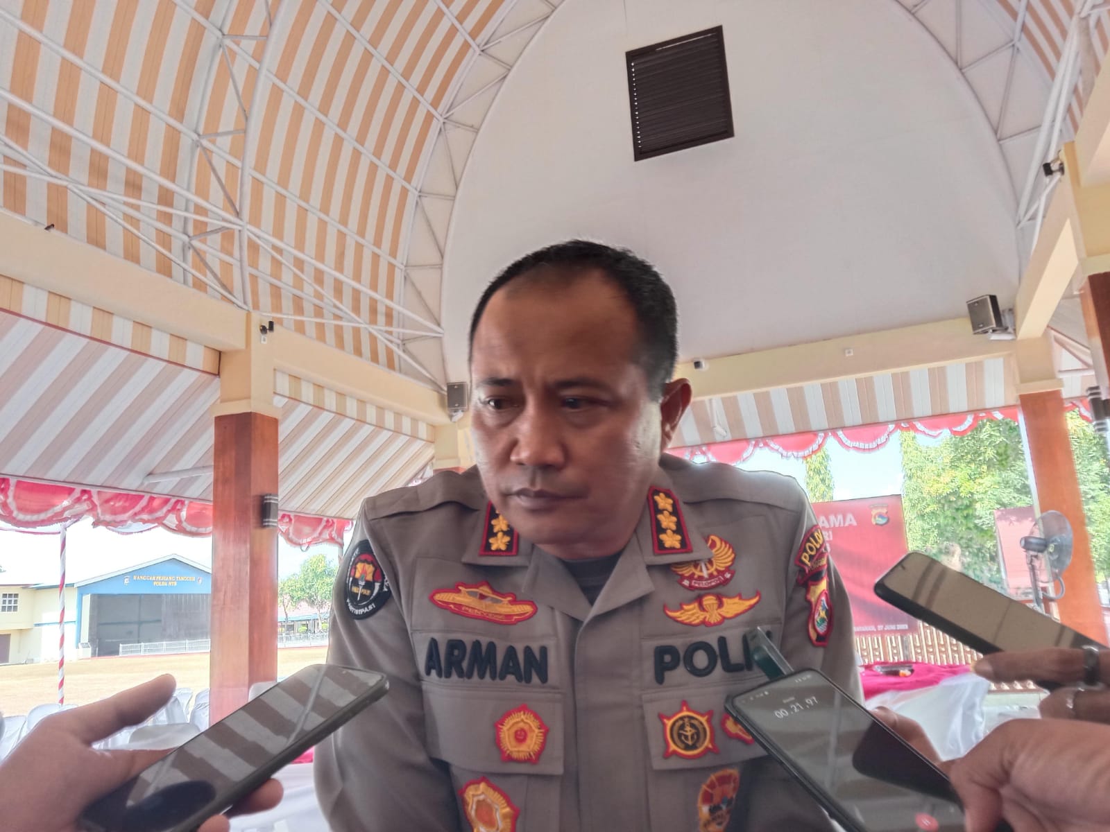Kabidhumas Polda NTB Kombespol Arman Asmara Syarifuddin.