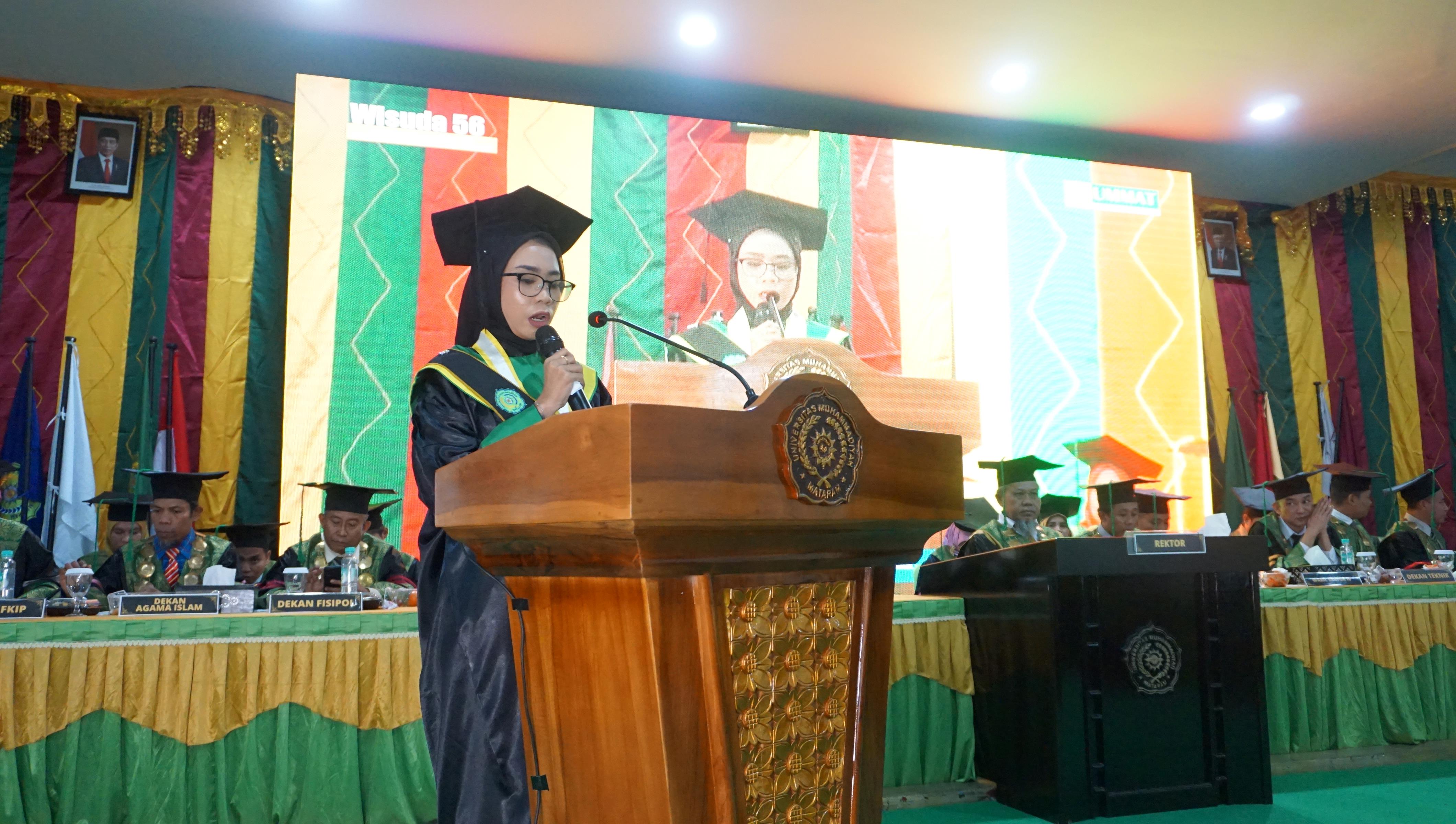 Wisudawan Universitas Muhammadiyah Mataram