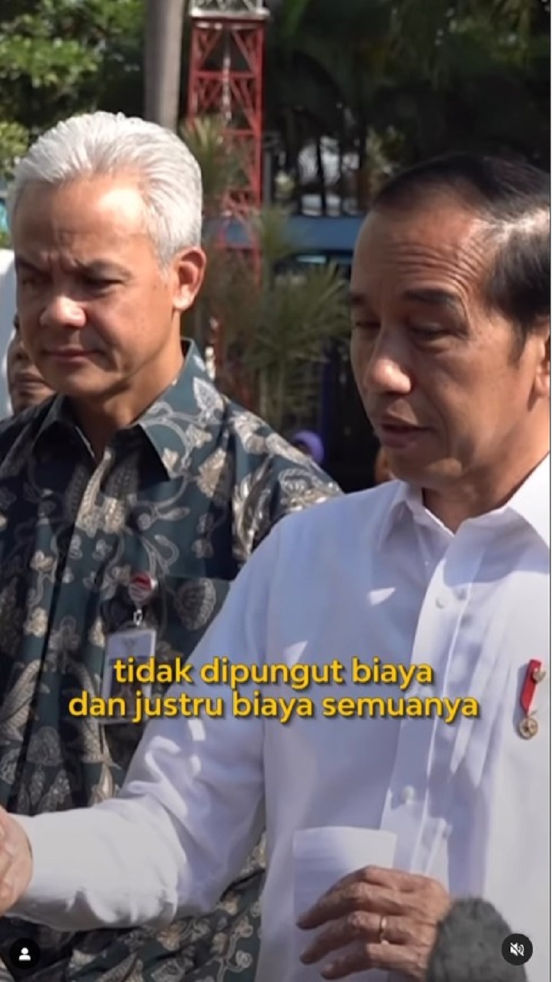 Tangkapan layar IG Ganjar Pranowo