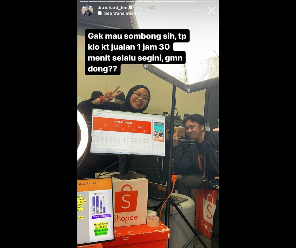 Capture Posting Instagram Dr Richard