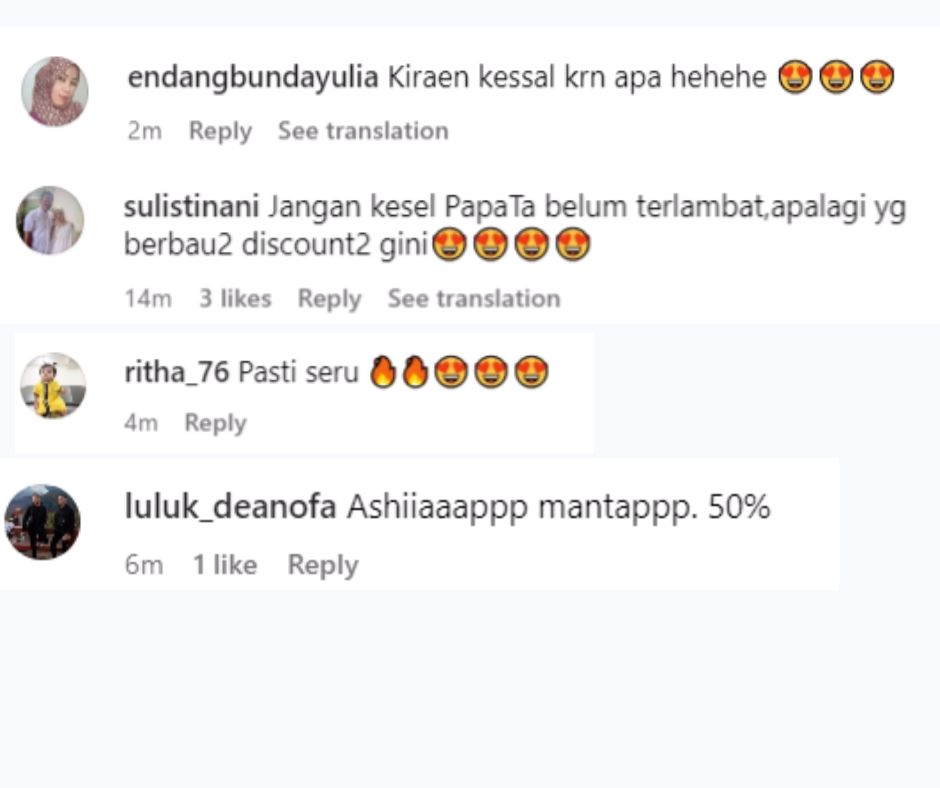 Capture Comment IG Atta Halilintar