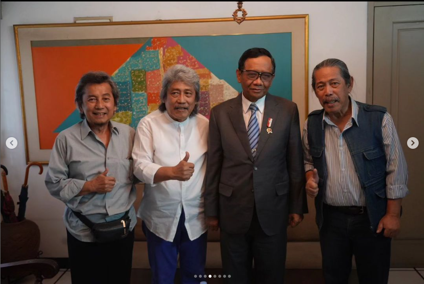 Tangkapan layar IG Mahfud MD