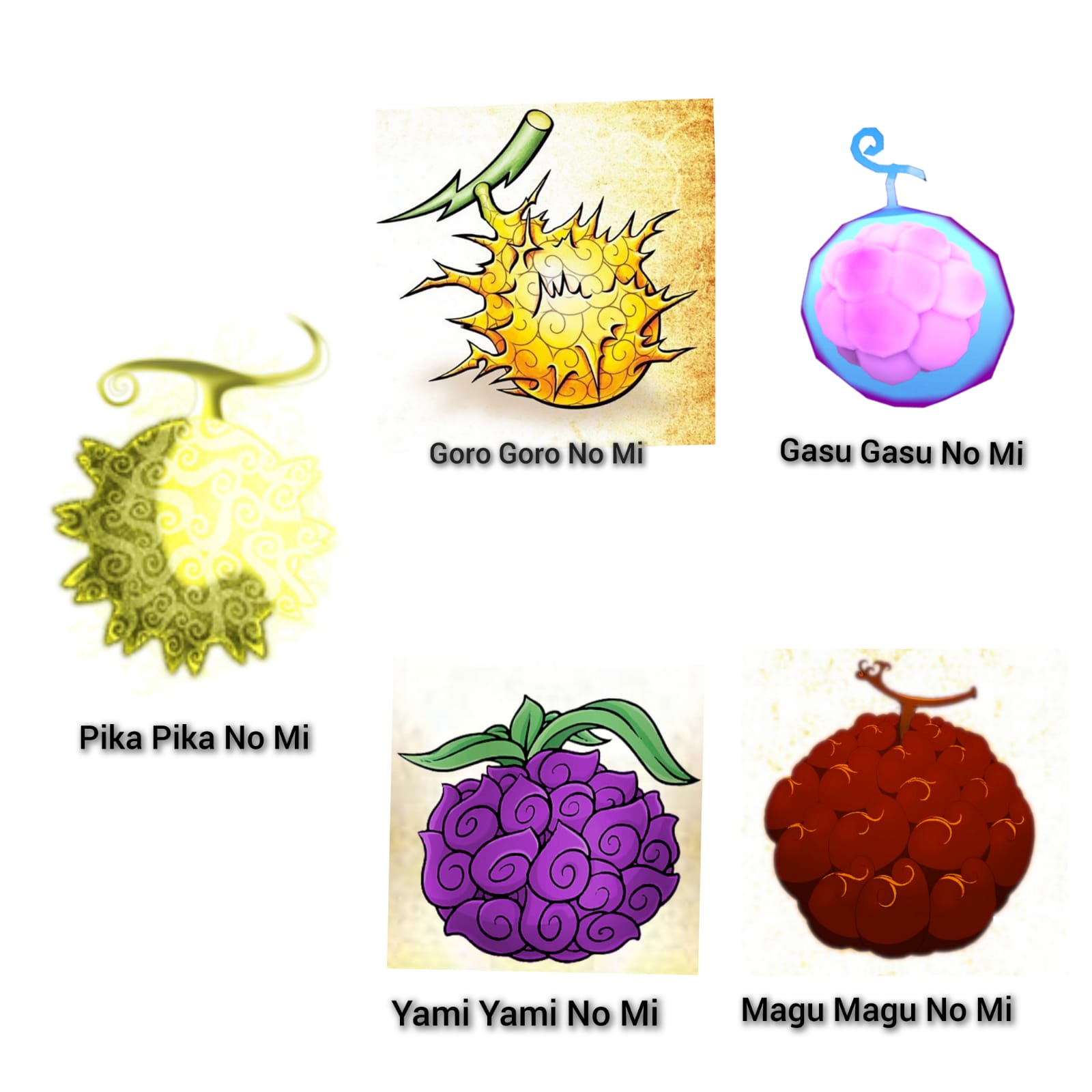 Lima buah iblis terkuat tipe Logia dalam manga dan anime One Piece