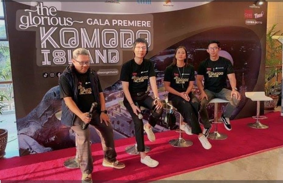 KONFRENSI PERS: Film The Glorious Komodo Island menyajikan pengalaman imersif dan menampilkan kompilasi berbagai titik detinasi wisata Labuhan Bajo dan Taman Nasional Pulau Komodo.