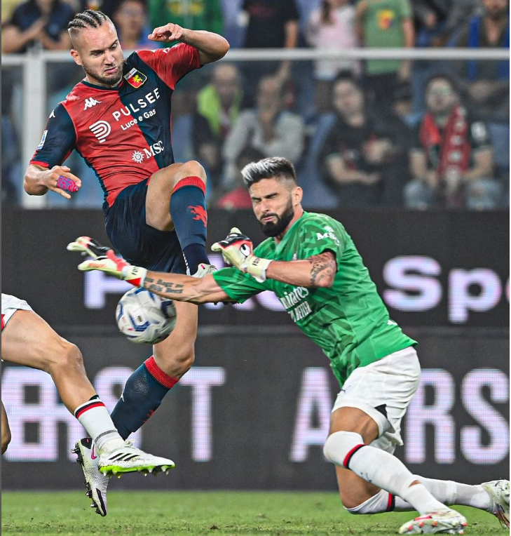 Tangkapan layar IG AC Milan