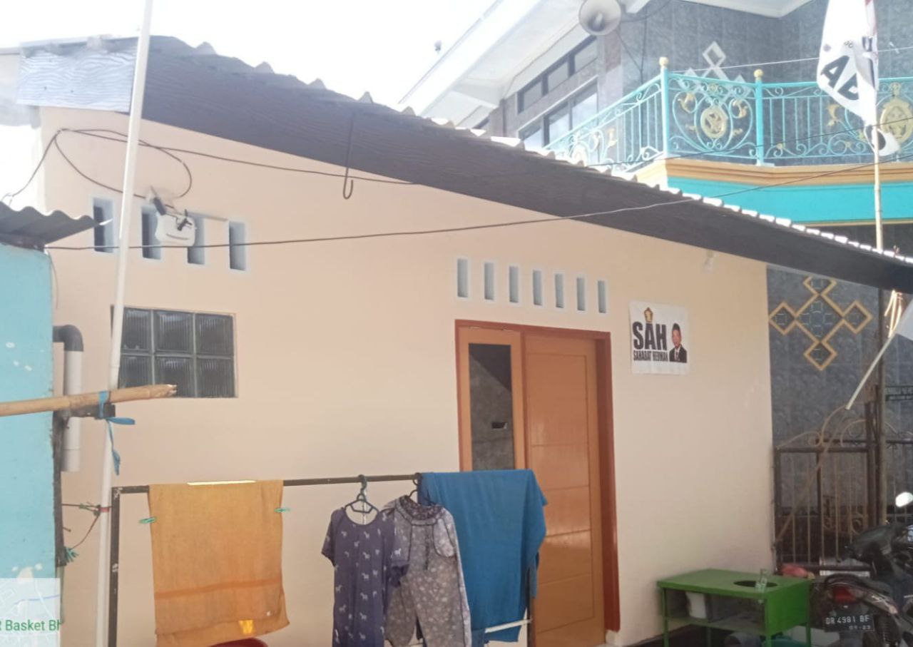 Salah satu rumah warga yang direnovasi dari dana pokir dewan.